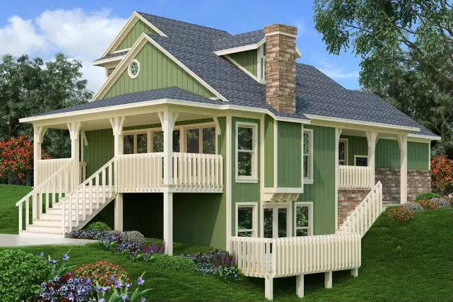 rear and left side color rendering